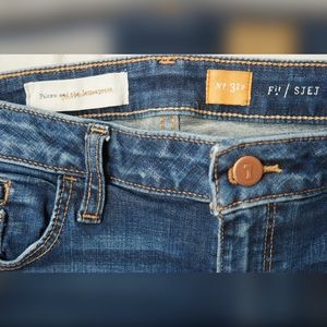 Anthropologie Pilcro Slim Crop Jeans PETITE