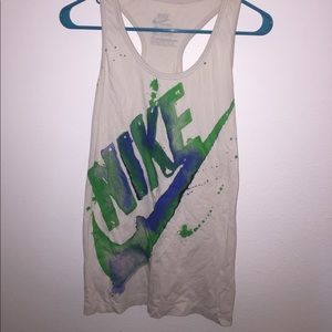 Nike racerback dri-fit cotton tank top