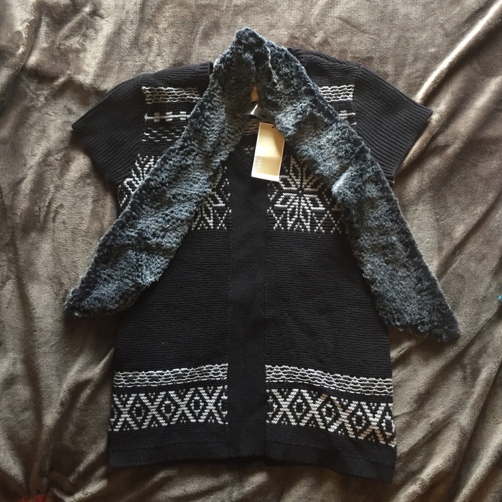 Michael Kors Fair Isle sleeveless sweater