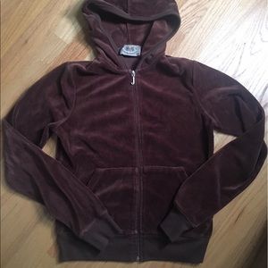 Brown juicy couture jumpsuit jacket