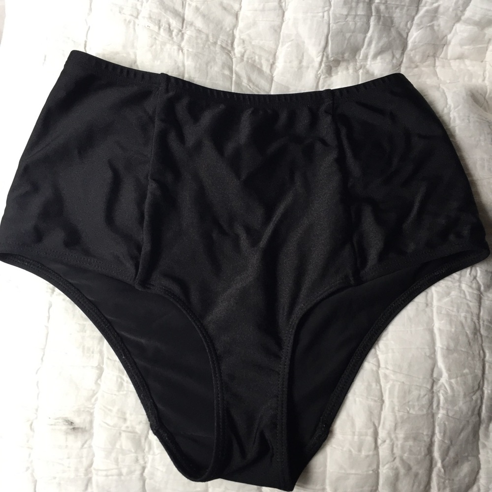high-waisted American Apparel bikini bottom