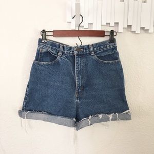 Vintage super high rise cut off shorts