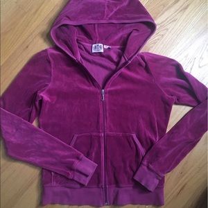 Purple juicy couture jumpsuit jacket
