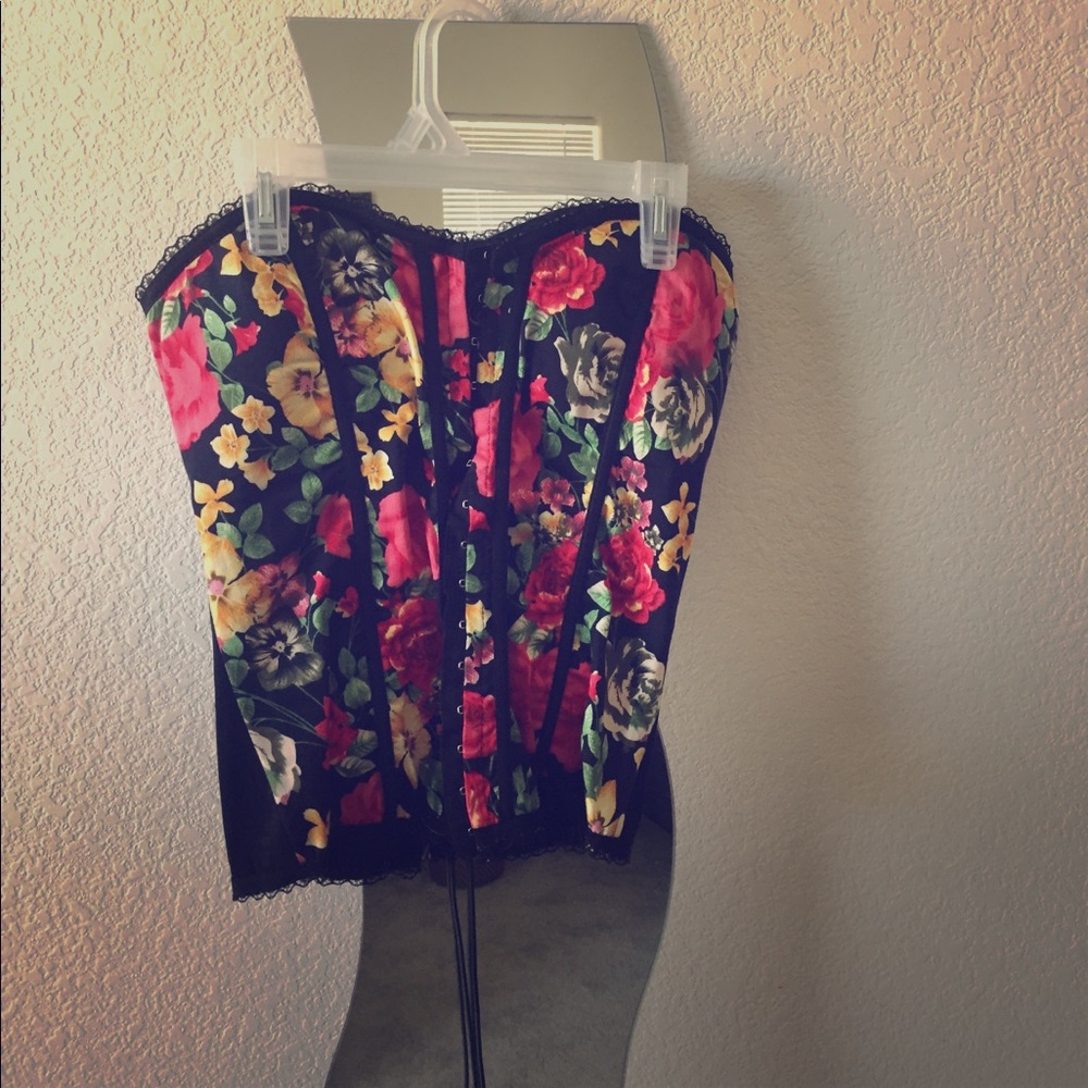 Floral corset