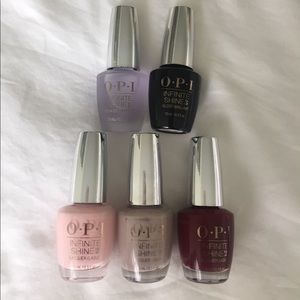 Set of OPI infinite shine w/ top and base coats