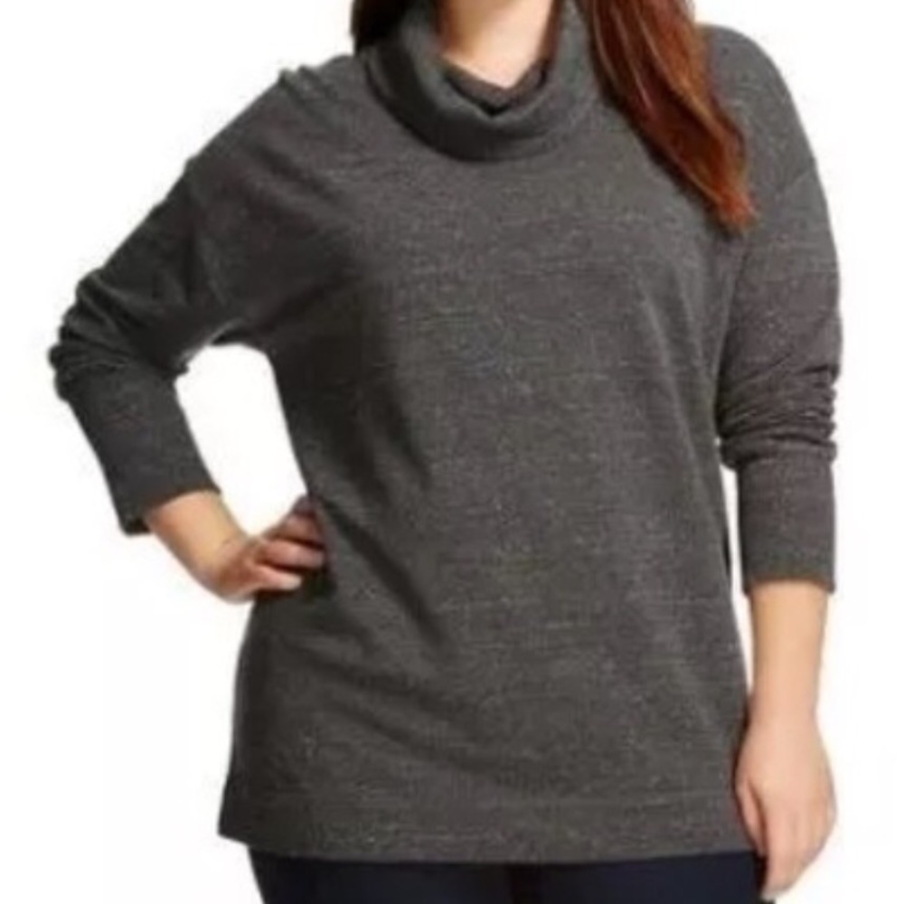 Grey Cowl Neck Sweater