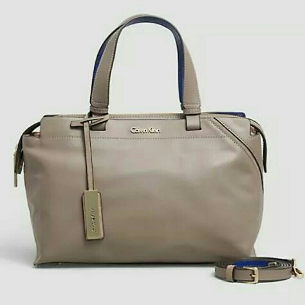 Calvin Klein Leather Satchel