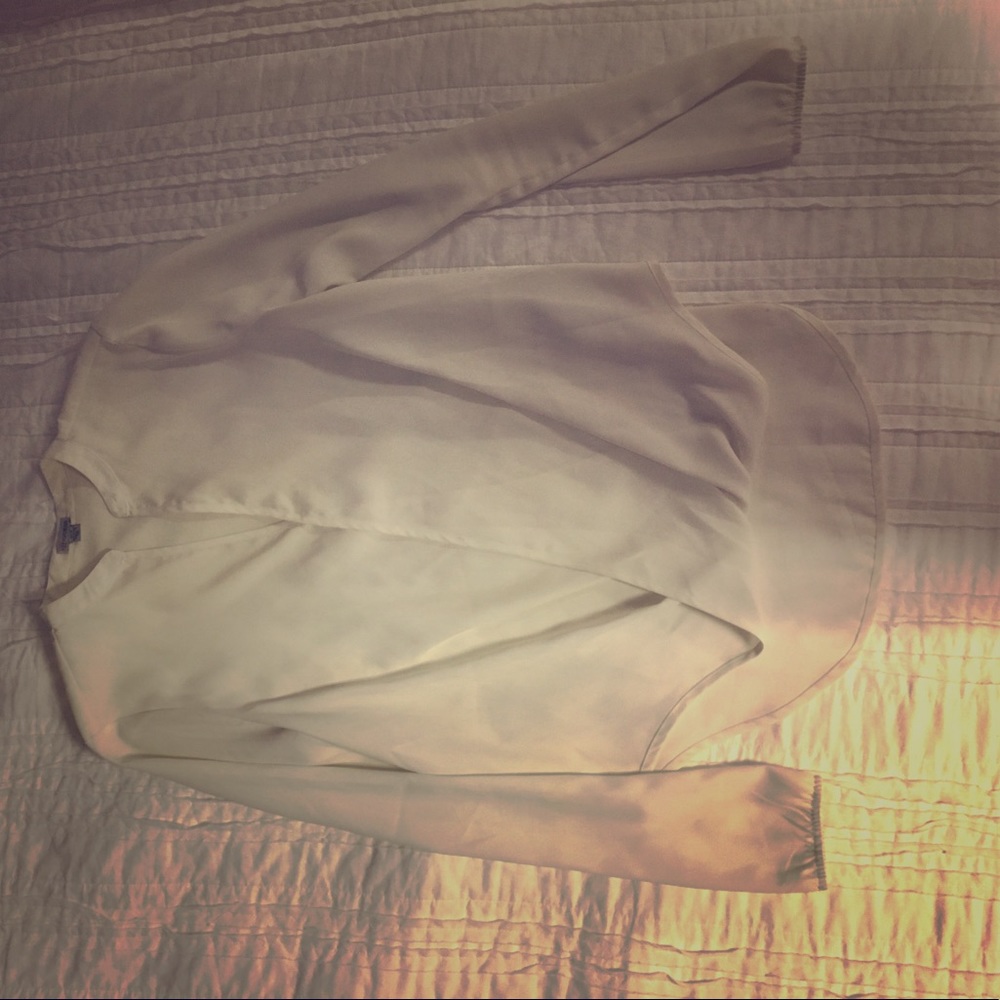 Guess white blouse