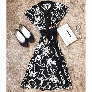 Diane Von Furstenberg silk wrap dress