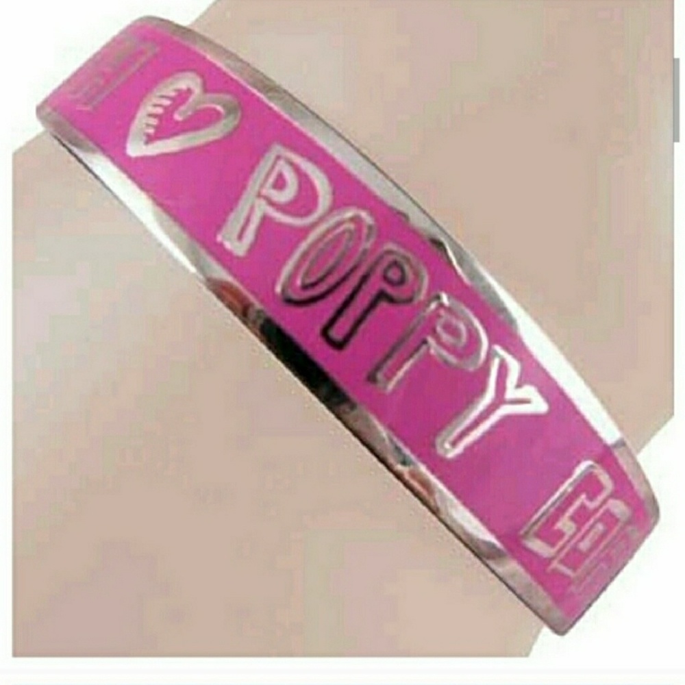 Limited edition Coach Poppy bangle bracelet