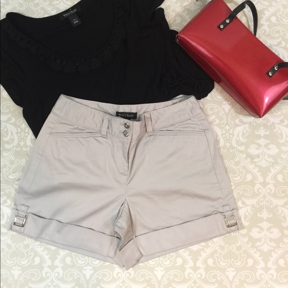White House Black Market Pants - White House Black Market Gray Short Sz 0