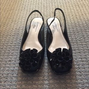 Anne Klein flower shoes