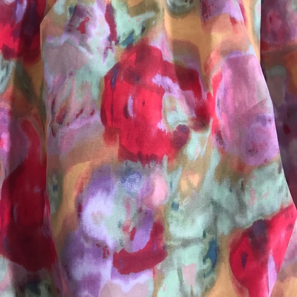 💐 J. Crew poppy waterfloral mini skirt - Picture 3 of 4