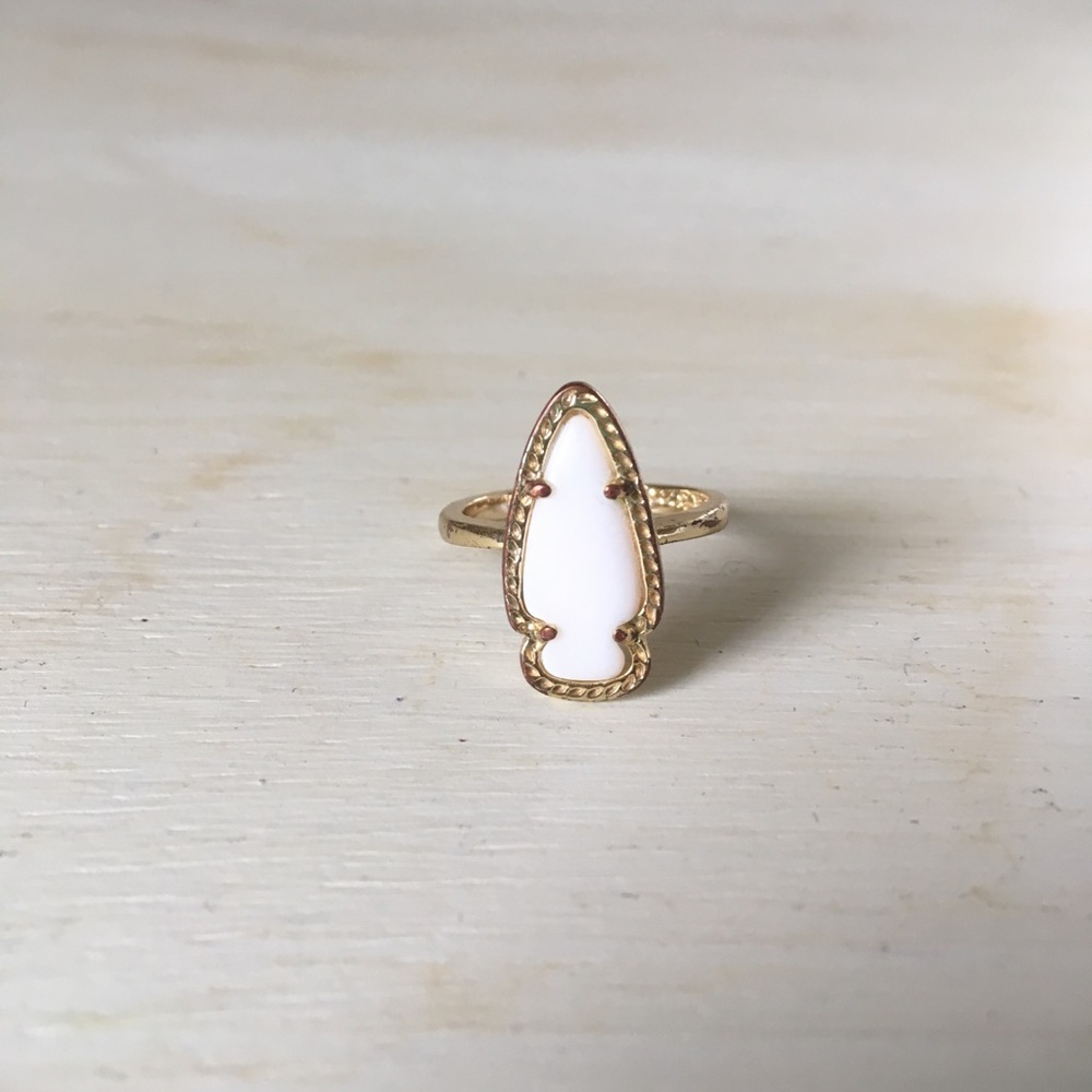 Kendra Scott "Skylen" White Ring