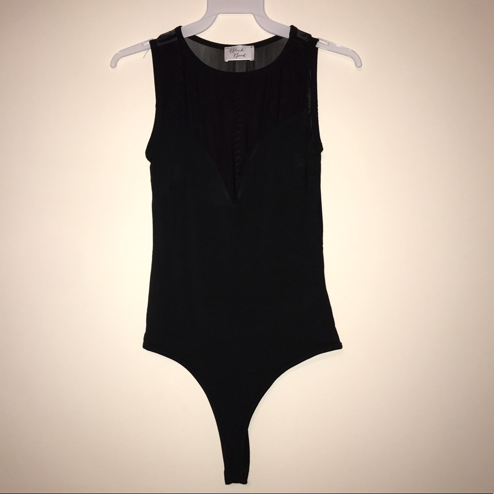 🖤Black illusion bodysuit - Picture 2 of 4