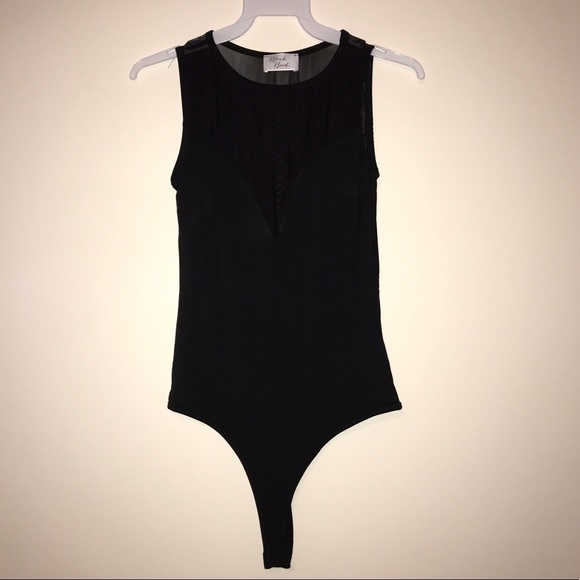 🖤Black illusion bodysuit - Picture 2 of 4