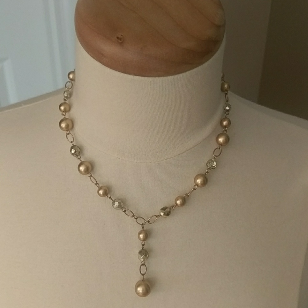 Gold tone necklace