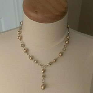 Gold tone necklace