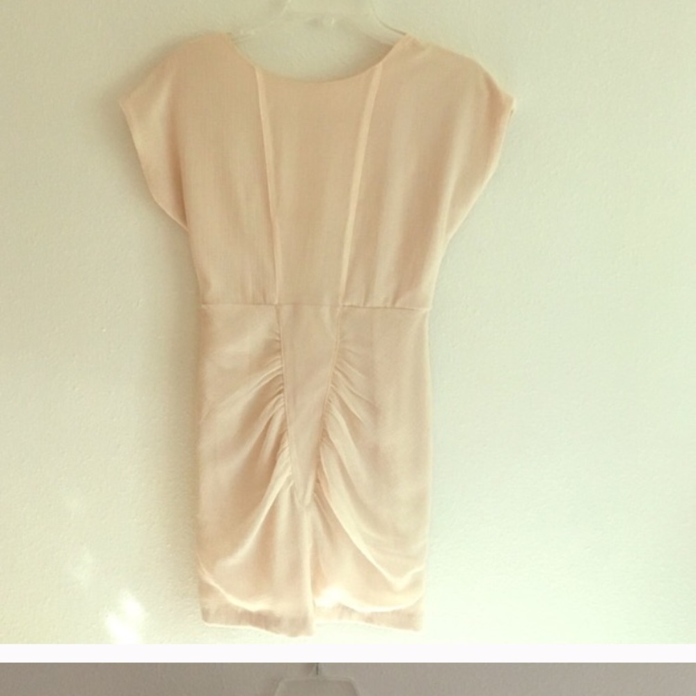 Low back cream Urban Outfitters dress
