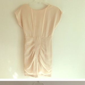 Low back cream Urban Outfitters dress