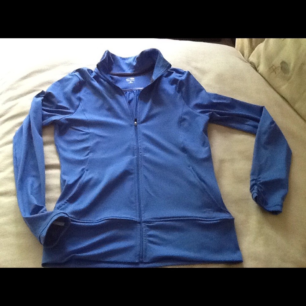 Women's  zip down workout jacket size small