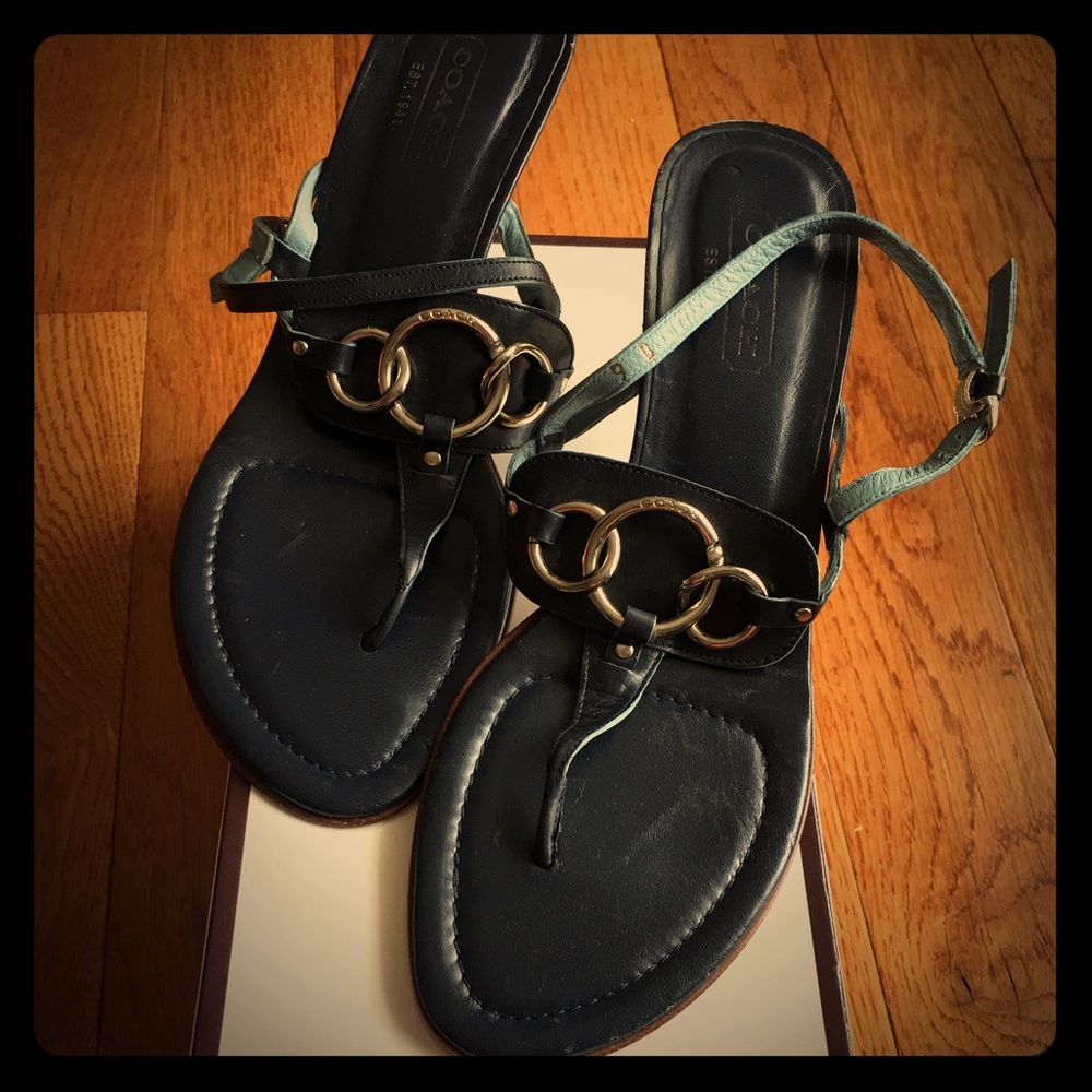 Gently worn Coach Sandals