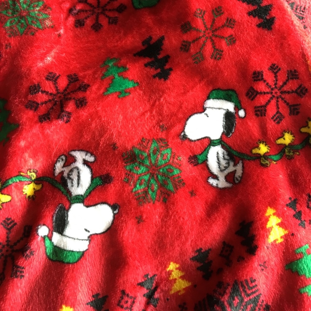 PEANUTS Fuzzy & Fleece Pants! Like new!