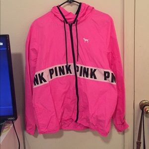 Pink windbreaker