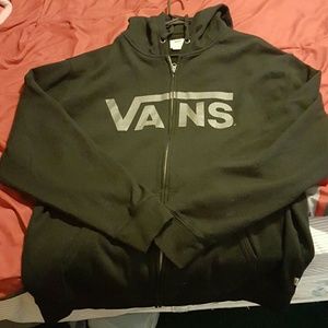 Vans zip up hoodie