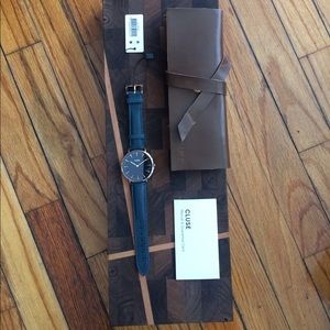 Cluse Watch La Bohème Rose Gold Black Face watch
