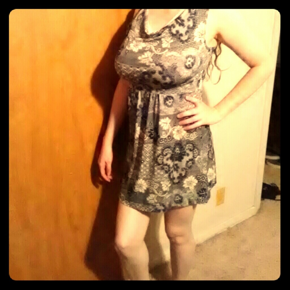 Lace design dress