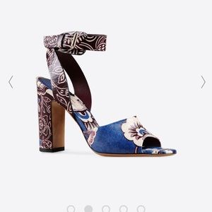 Valentino Printed Leather Sandals