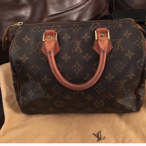 Louis Vuitton Handbags - Pristine Louis VuittonMonogram Speedy 25 WDust Bag