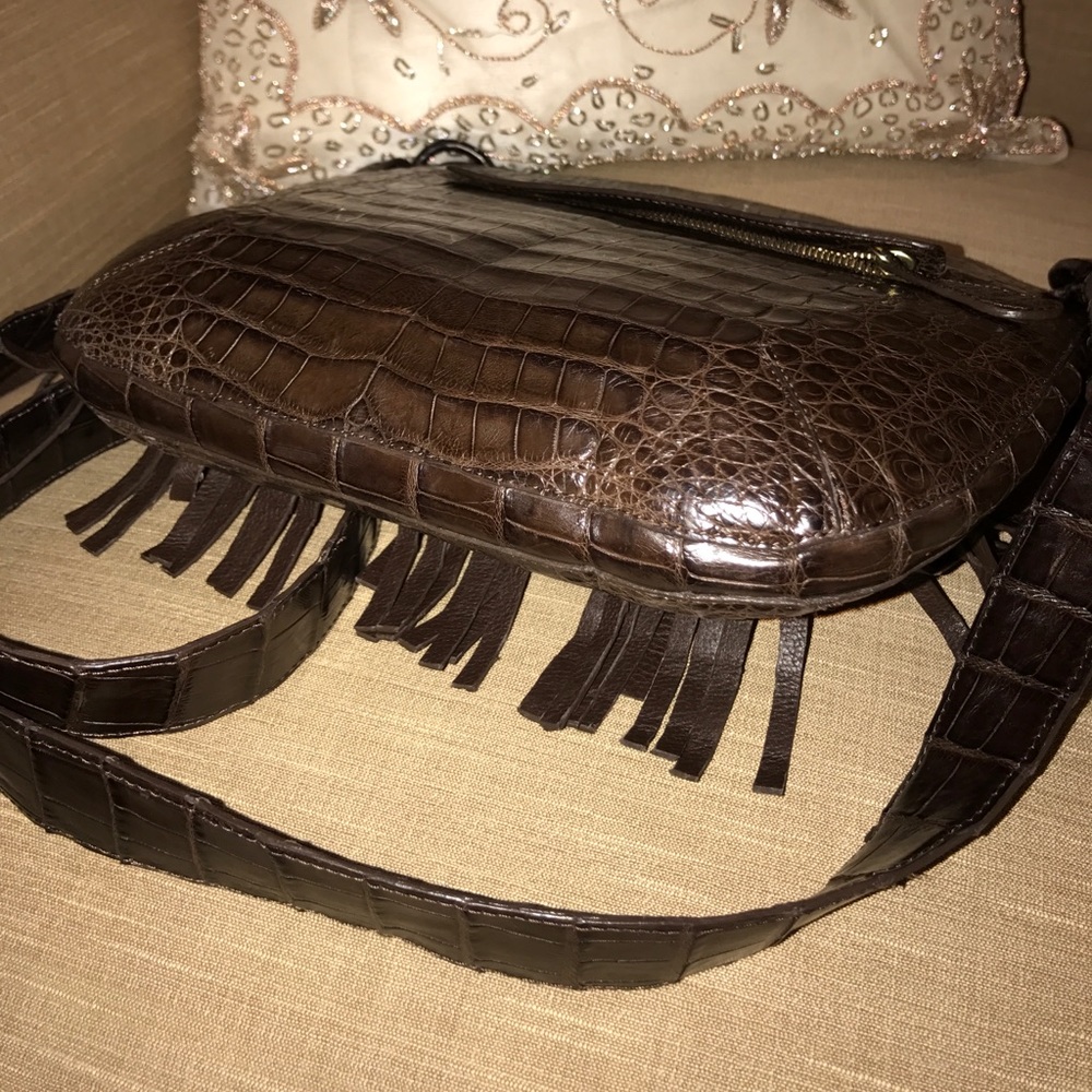 Brown crocodile  Nancy Gonzales sold eBay - Picture 6 of 8