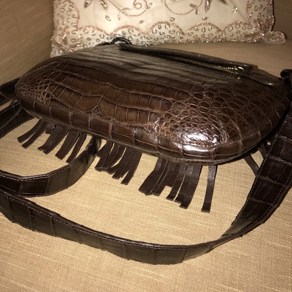 Brown crocodile  Nancy Gonzales sold eBay - Picture 6 of 8