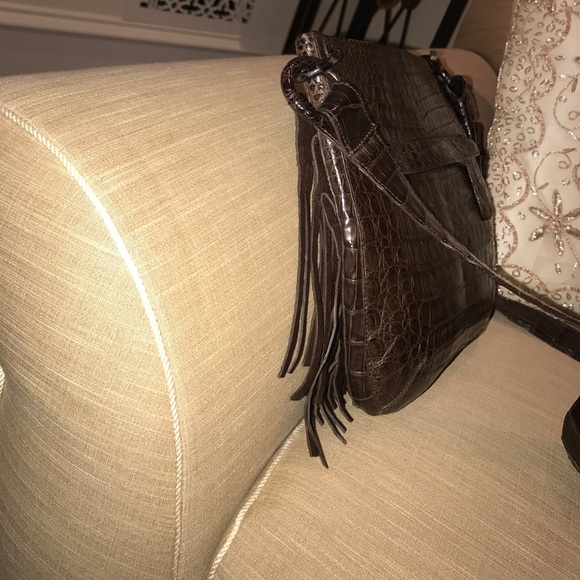 Brown crocodile  Nancy Gonzales sold eBay - Picture 8 of 8