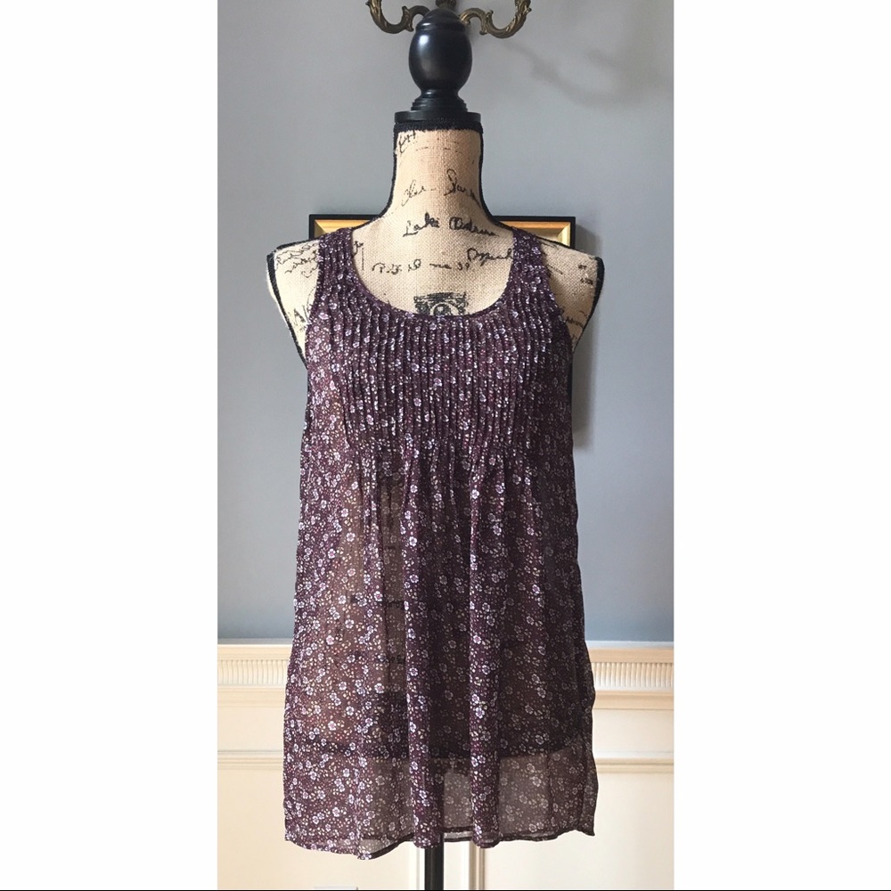 🛍🎀Aerie Baby Doll Floral Tunic Sz XS/1P