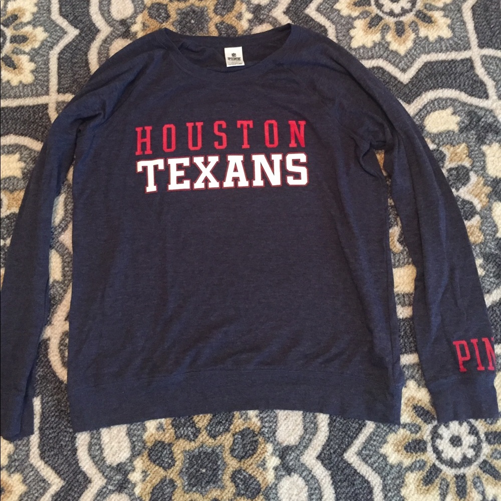 Houston Texans PINK crewneck