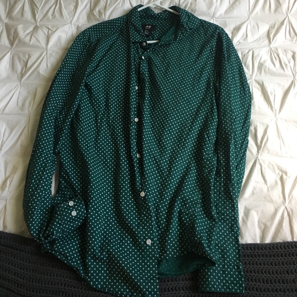 H&M Button Down 'Polka Dot'