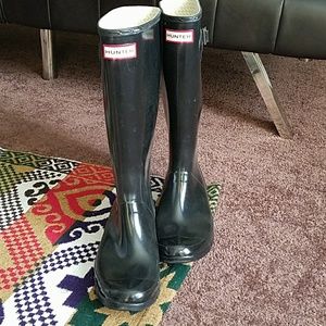 Authentic black Hunter Boots