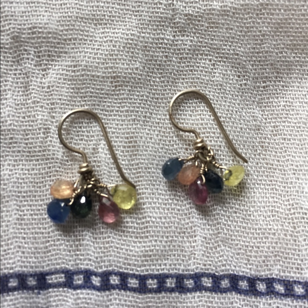 Fabulous Multicolored Garnet Earrings
