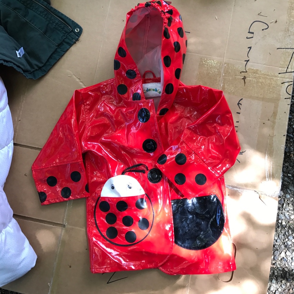 Ladybug rain jacket
