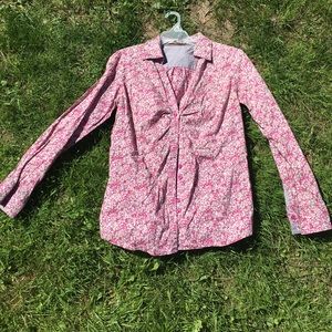 Button down floral shirt