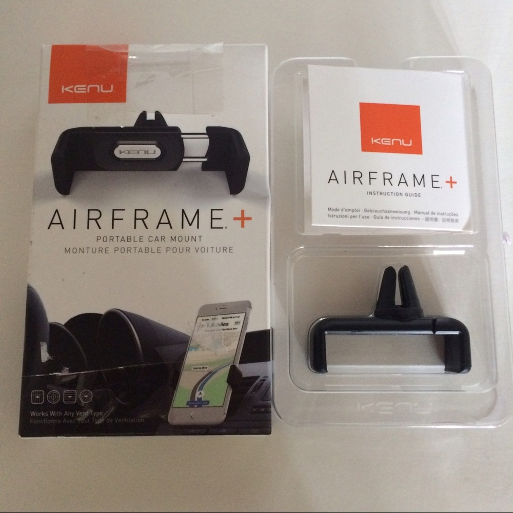 KENU AIRFRAME Portable Car Mount Black