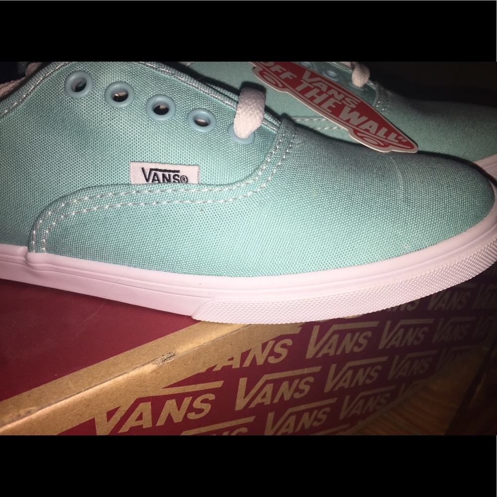 Brand New Vans, Baby Blue,Size 8 Women's