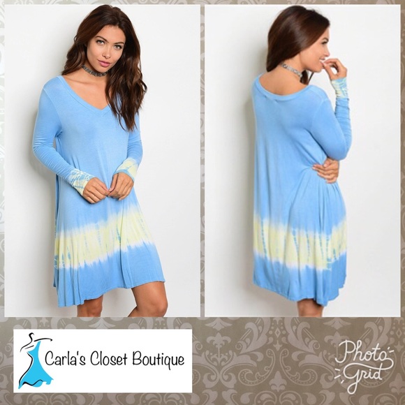 Dresses & Skirts - ONE LARGE LEFT Jersey Tie Dye Dress