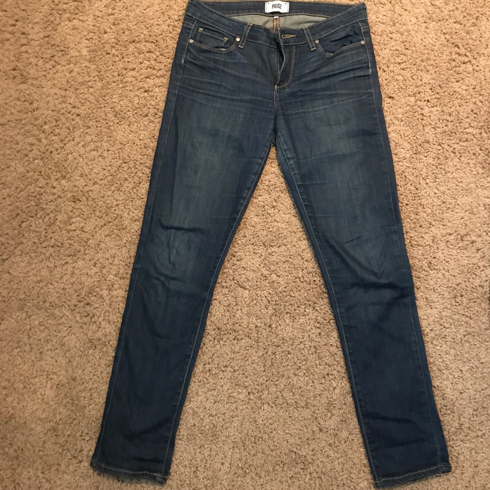 Paige Peg Ankle Skinny Jeans