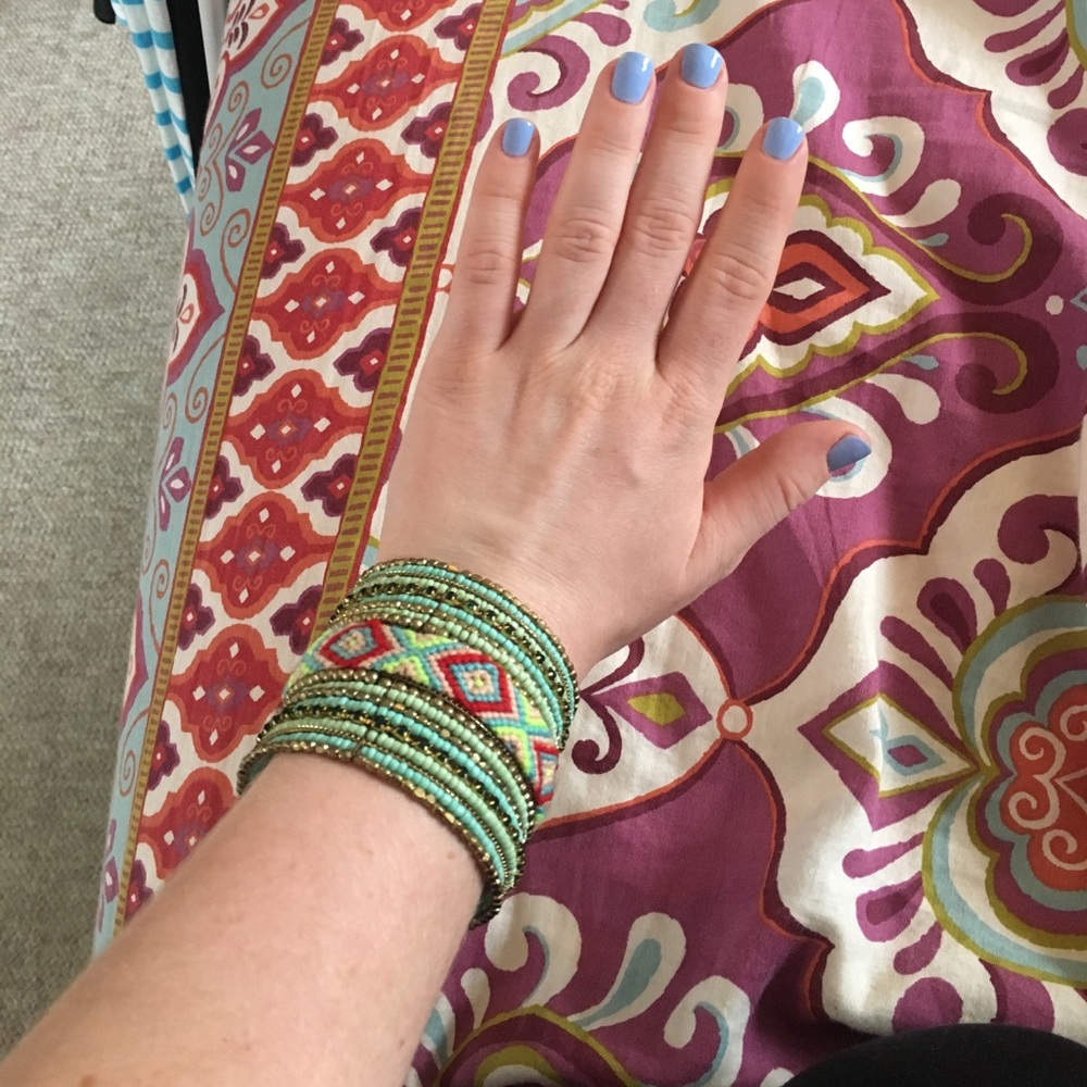 Cool beaded layer bracelet