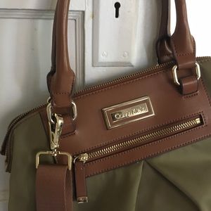 Calvin Klein Olive Utility Purse