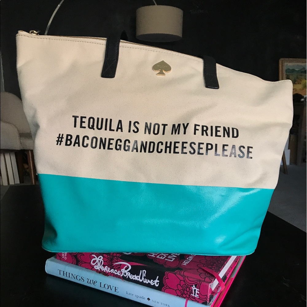 Kate Spade tote/weekender bag, Instagram-worthy